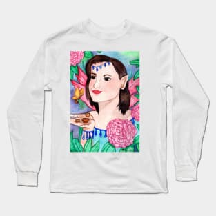 Fairy Of Peonies Long Sleeve T-Shirt